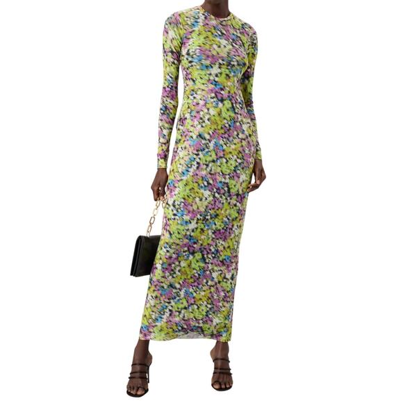 AFRM Didi Crewneck Dress in Multi, Size XL - Picture 2 of 6